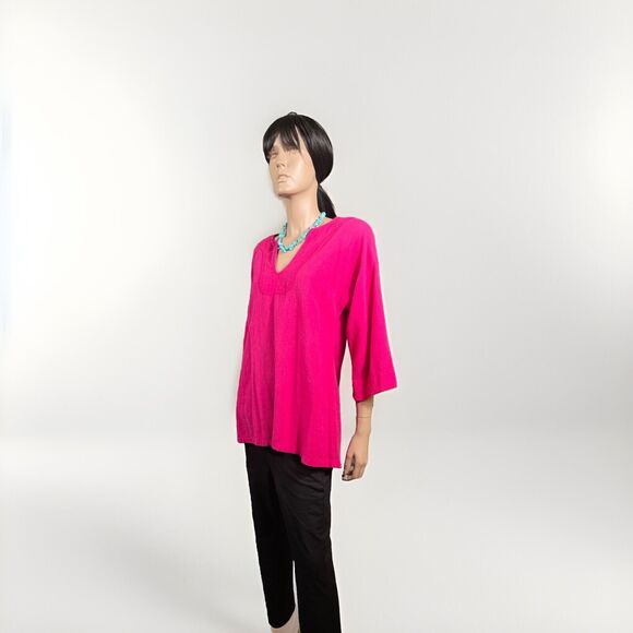 New Hero Pink Native American Shirt Cotton Large - Picture 7 of 9